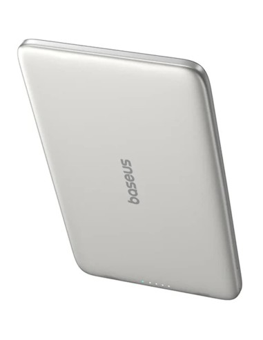 Baseus PicoGo AM41 Ultracienki Magnetyczny Power Bank 5000mAh 20W Natural Titanium