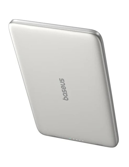 Baseus PicoGo AM41 Ultracienki Magnetyczny Power Bank 5000mAh 20W Natural Titanium