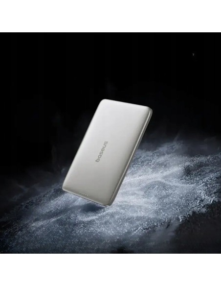 Baseus PicoGo AM41 Ultracienki Magnetyczny Power Bank 5000mAh 20W Natural Titanium