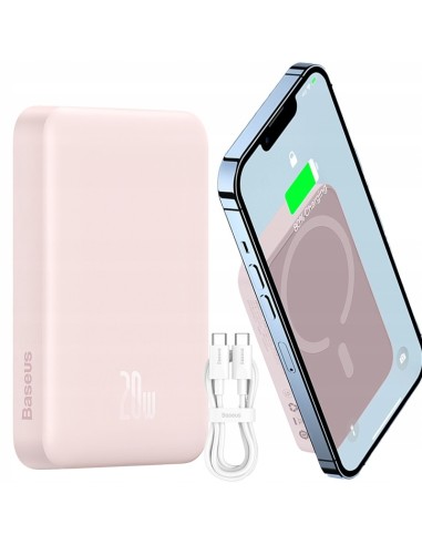 Baseus Magnetic Mini | Power Bank z szybkim ładowaniem 100000mAh 20W z bezprzewodowym ładowaniem + MagSafe