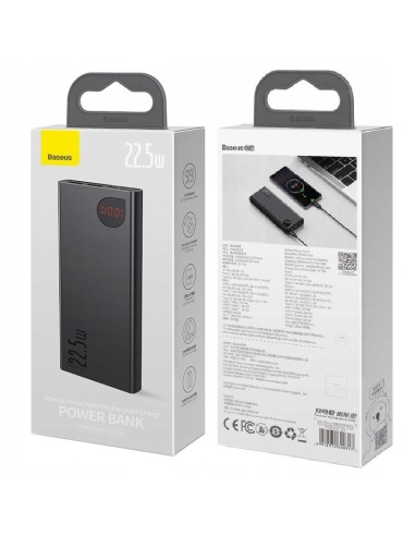 Baseus Adaman | Power Bank 10000mAh Quick Charge 3.0 Power Delivery 3.0 SCP 5A 22.5W Overseas Edition