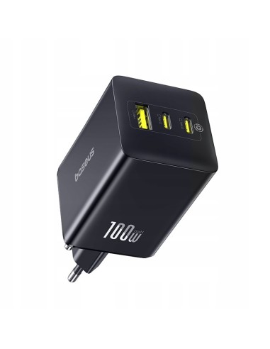 OS-Baseus EnerFill FE11 Ładowarka Sieciowa 2C+U 100W EU Cosmic Black