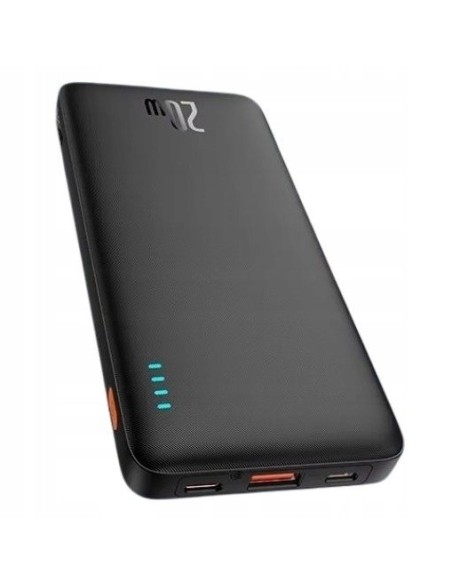 Baseus Airpow Fast Charge Power Bank 10000mAh 20W  Black（With Simple Series Charging Cable USB to Type-C 30cm  Black)