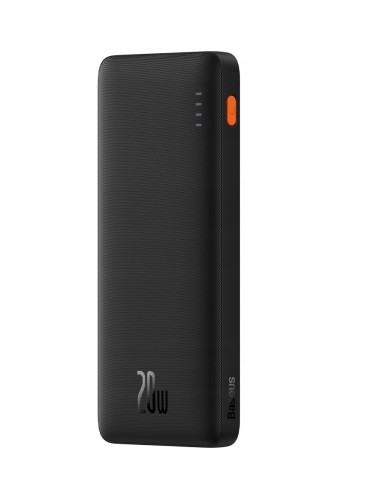 Baseus Airpow Fast Charge Power Bank 10000mAh 20W  Black（With Simple Series Charging Cable USB to Type-C 30cm  Black)