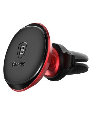 Baseus Magnetic Air Vent | Uchwyt magnetyczny samochodowy na telefon do kratki nawiewu z klipsem na kable