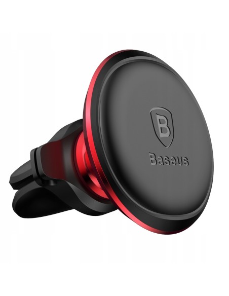 Baseus Magnetic Air Vent | Uchwyt magnetyczny samochodowy na telefon do kratki nawiewu z klipsem na kable