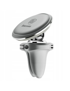 Baseus Magnetic Air Vent | Uchwyt samochodowy magnetyczny na telefon do kratki nawiewu + klipsy na kable