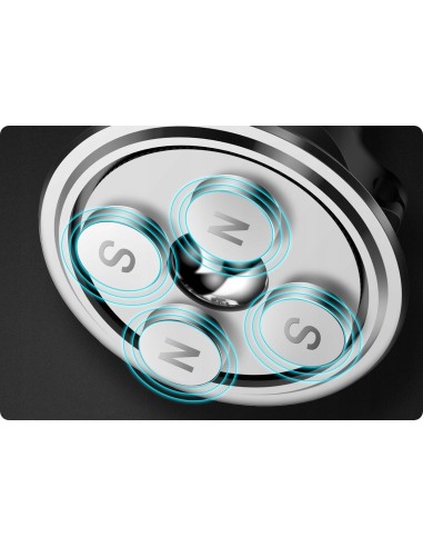 Baseus Magnetic Air Vent | Uchwyt samochodowy magnetyczny na telefon do kratki nawiewu + klipsy na kable