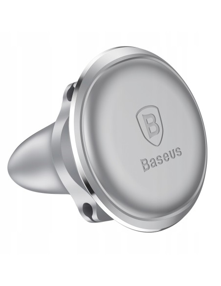 Baseus Magnetic Air Vent | Uchwyt samochodowy magnetyczny na telefon do kratki nawiewu + klipsy na kable