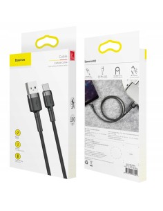Baseus Cafule | Nylonowy kabel USB Type-C USB-C Quick Charge 3.0 3A 100cm