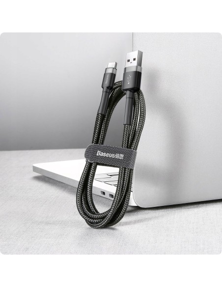 Baseus Cafule | Nylonowy kabel USB Type-C USB-C Quick Charge 3.0 3A 100cm