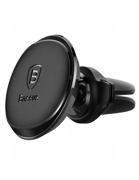 Baseus Air Vent | Uchwyt samochodowy magnetyczny na telefon do kratki z klipsami na kable