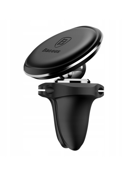 Baseus Air Vent | Uchwyt samochodowy magnetyczny na telefon do kratki z klipsami na kable