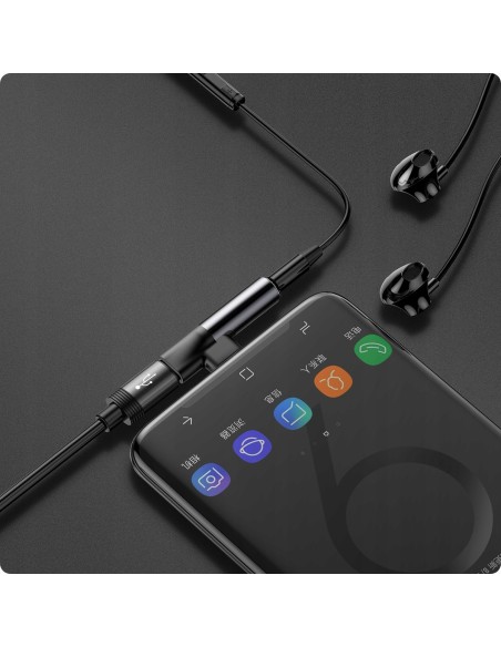 Baseus L41 | Adapter USB-C - Mini Jack 3.5mm / USB-C przejściówka audio do słuchawek