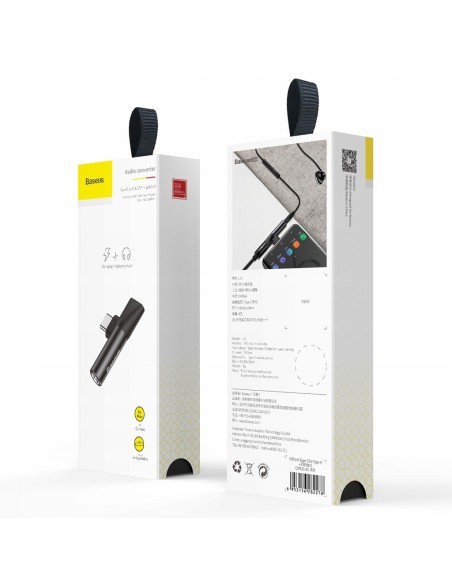 Baseus L41 | Adapter USB-C - Mini Jack 3.5mm / USB-C przejściówka audio do słuchawek