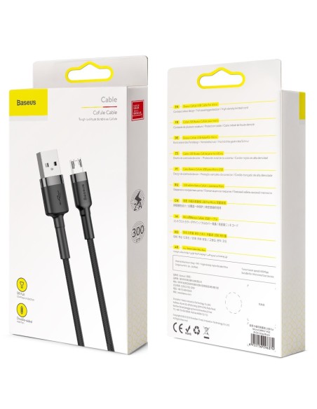 Baseus Cafule | Mocny kabel USB - Micro USB dwustronny 2A 3m
