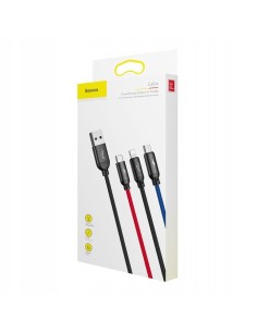 Baseus Primary | Kabel 3w1 USB - Lightning IPhone Micro Type-C 3.5A 120cm