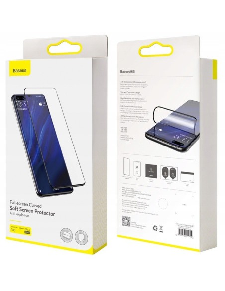 Baseus SGHWP40-KR01 | Folia ochronna na cały ekran do Huawei P40 2 sztuki EOL
