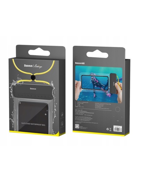 Baseus Let's go Slip | Etui wodoodporne wodoszczelne na telefon uinwersalne do 7,2'' 