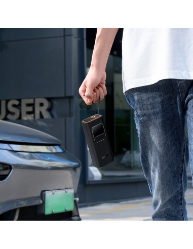 Baseus SuperMini Pro Series Wireless Car Inflator Cluster Black