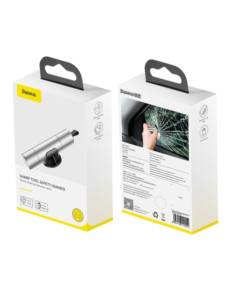 Baseus Sharp Tool | Młotek bezpieczeństwa do szyb nóż życia do pasów