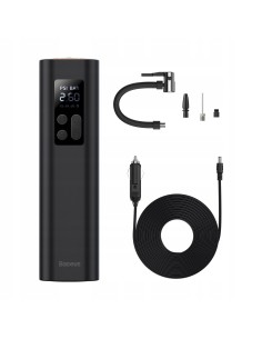Baseus Mini Inflator Pump | Mini kompresor sprężarka pompka samochodowa uniwersalna 12V