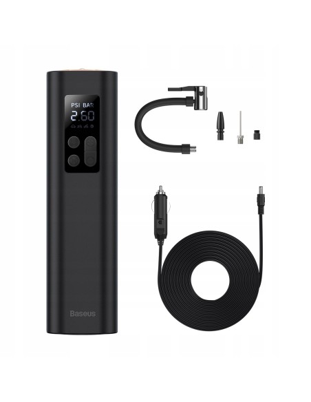 Baseus Mini Inflator Pump | Mini kompresor sprężarka pompka samochodowa uniwersalna 12V