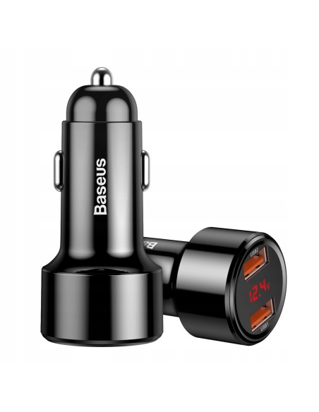 Baseus Magic Series | Szybka ładowarka samochodowa USB + USB Quick Charge 3.0 Huawei 5A 45W