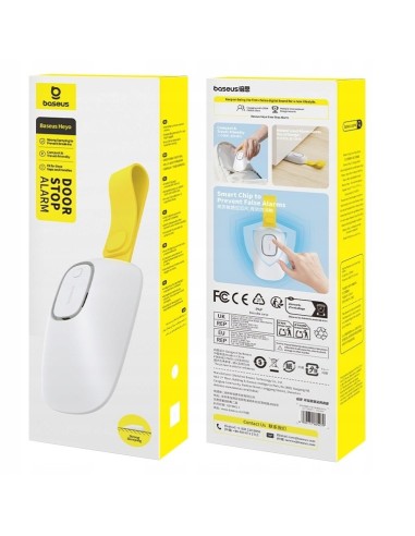 Baseus Heyo Door Stop Alarm Moon White 