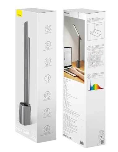 Baseus Smart Eye | Bezprzewodowa lampka biurkowa z czujnikiem światła LED