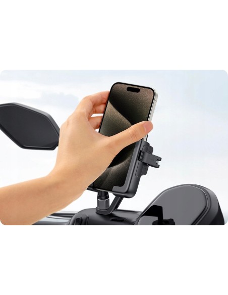 Baseus GoTrip Series | Uchwyt rowerowy, na motor, do telefonu, mocny, uniwersalny, do lusterka