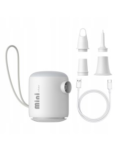 Baseus PocketGo | Kompaktowa pompka elektryczna do materacy, kółek, zabawek 2w1 pompowanie i wypompowywanie