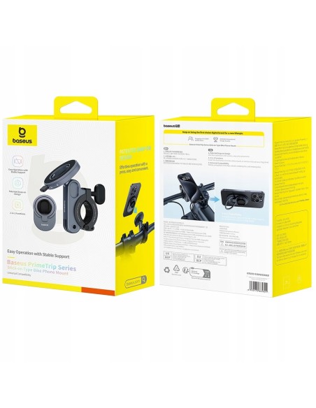 Baseus PrimeTrip Series Uchwyt Rowerowy Mount Cosmic Black