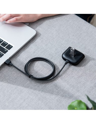 Baseus Square round | HUB adapter rozdzielacz 4w1 USB 3.0 do USB 3.0 x1 + USB 2.0 x3