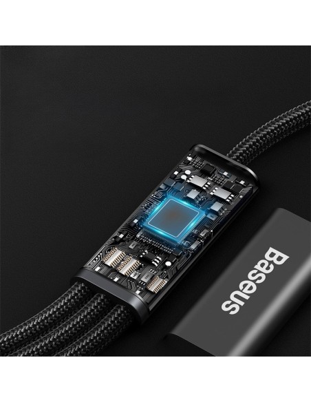 Baseus Rapid Series | Kabel 3w1 Type-C USB-C Micro Lightning Power Delivery 20W 18W 3.5A