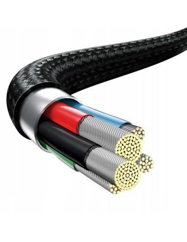 Baseus Rapid Series | Kabel 3w1 Type-C USB-C Micro Lightning Power Delivery 20W 18W 3.5A