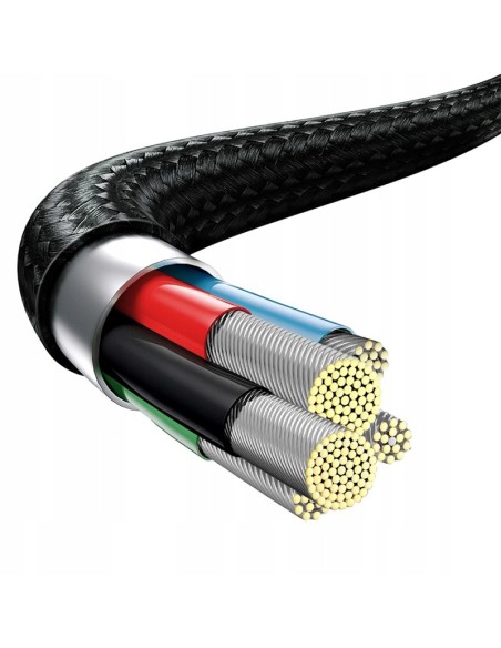 Baseus Rapid Series | Kabel 3w1 Type-C USB-C Micro Lightning Power Delivery 20W 18W 3.5A