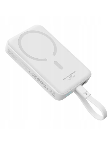 Baseus Magnetic Mini | Power Bank 10000mAh 30W USB-C z ładowaniem bezprzewodowym MagSafe z kablem Type-C