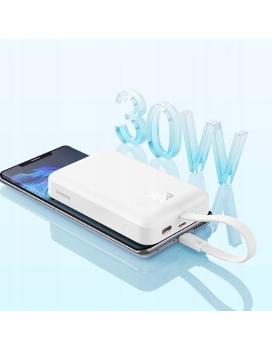 Baseus Magnetic Mini | Power Bank 10000mAh 30W USB-C z ładowaniem bezprzewodowym MagSafe z kablem Type-C