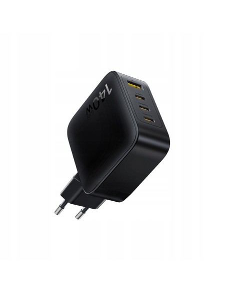 Baseus EnerFill FH11 GaN Ładowarka Sieciowa 140W EU Cosmic Black