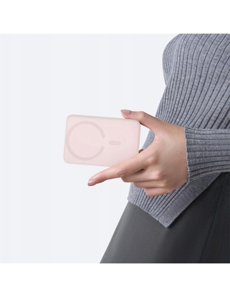 Baseus EnerFill FM11 Ultracienki Magnetyczny Power Bank 10000mAh 22.5W Baby Pink