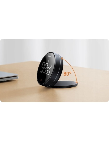 Baseus heyo rotation Pro | Stoper minutnik timer cyfrowy magnetyczny LED HD