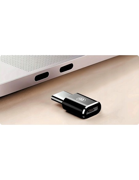 Baseus Mini conventer | Mini adapter przejściówka z Micro USB na USB-C 