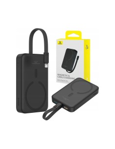 Baseus Magnetic Mini | Power Bank 10000mAh 20W USB-C z ładowaniem bezprzewodowym MagSafe z kablem Lightning (do iPhone)