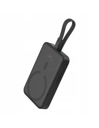 Baseus Magnetic Mini | Power Bank 10000mAh 20W USB-C z ładowaniem bezprzewodowym MagSafe z kablem Lightning (do iPhone)