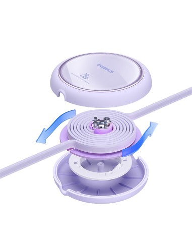  Baseus Free2Pull | Rozwijany kabel, przewód do iPhone, USB-C - Ligtning, Szybkie ładowanie PD 20W, 1m