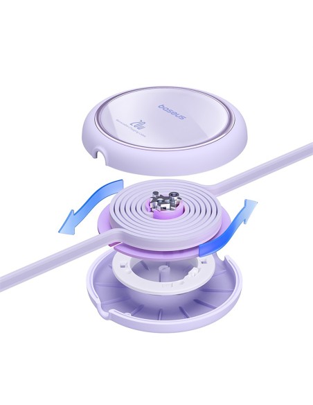  Baseus Free2Pull | Rozwijany kabel, przewód do iPhone, USB-C - Ligtning, Szybkie ładowanie PD 20W, 1m