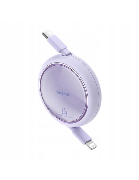  Baseus Free2Pull | Rozwijany kabel, przewód do iPhone, USB-C - Ligtning, Szybkie ładowanie PD 20W, 1m