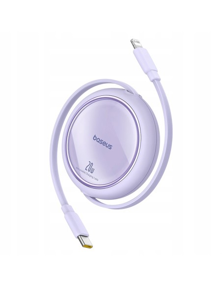  Baseus Free2Pull | Rozwijany kabel, przewód do iPhone, USB-C - Ligtning, Szybkie ładowanie PD 20W, 1m