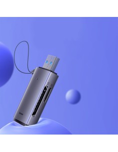 Baseus Lite Series | Adapter czytnik kart pamięci MicroSD SD TF 2TB USB3.0